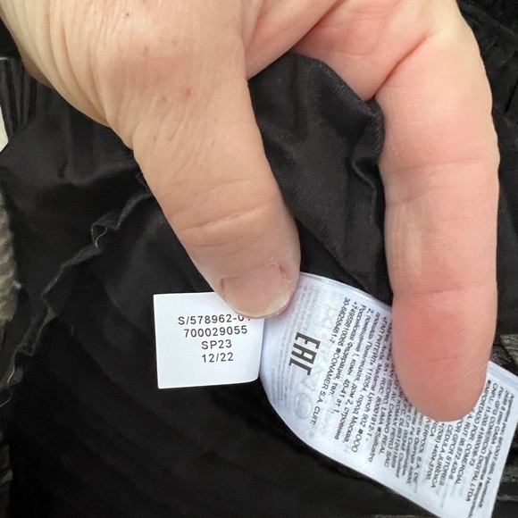 NWT BANANA REPUBLIC JACQUI PLEATED Prom Formal Event Little Black MAXI DRESS 12T - Picture 13 of 14